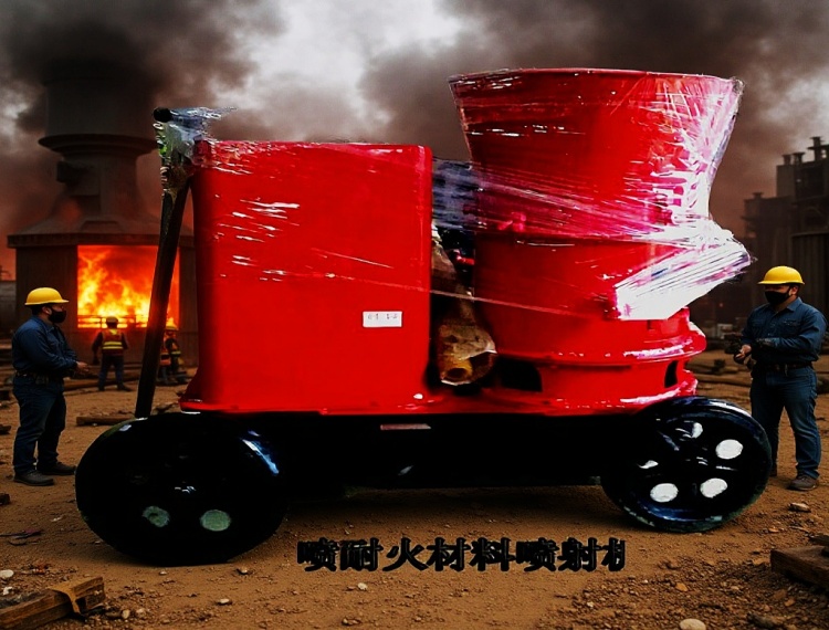 喷耐火材料喷射机